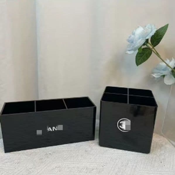 2026 cologne Storage Designer Logo Internet perfume Celebrity Student Desktop Finishing Box Acrylic Free Shipping