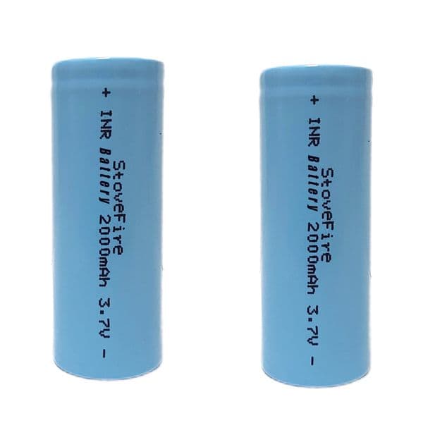Original authentic 18500 lithium battery 3.7v actual large capacity 2000mAh ternary 5C power rechargeable battery flat head
