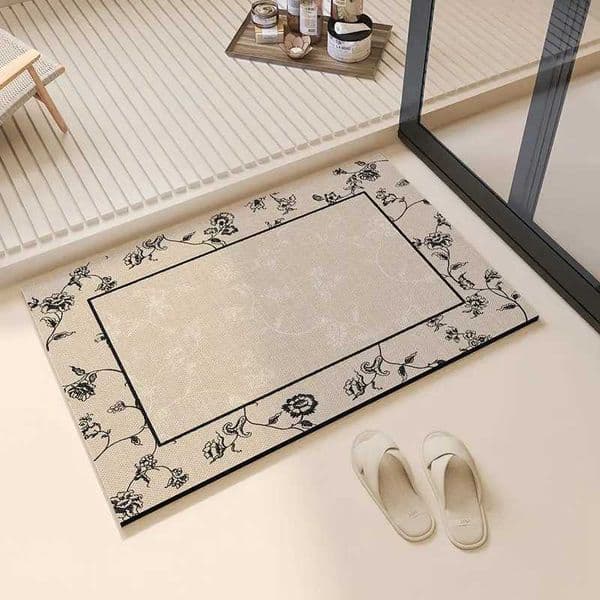 50x80 Super Absorbent Bath Mat Floor Foot Mats Anti Slip Quick Dry Bathroom Carpet Toilet Rugs Doormat WashableM240816