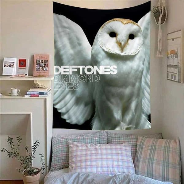 Hip Hop Singer Star Deftones Hanging Bohemian Tapestry Bohemian Wall Tapestries Mandala Kawaii Room Decor Y240816