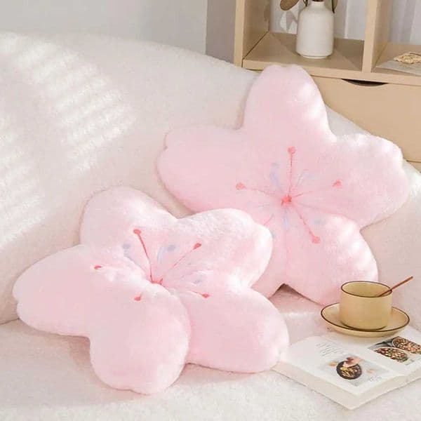 Cherry blossom pillows Kawaii cherry blossom pillows plush pillows bedroom and living room decorations bay window flooring seat cushions tatami mats W240816