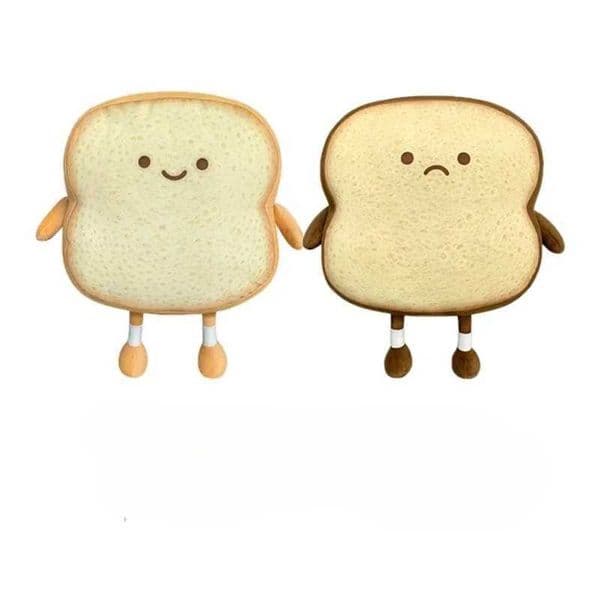 Plush toys toss pillows sofas cute giant bread cushions toast shapes W240816