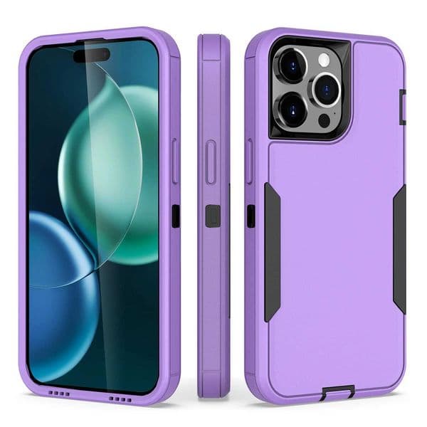 Hybrid Rugged Armor Shockproof Phone Case For iPhone 11 12 13 14 15 Pro Max Xs XR 8 7 Plus SE 2022 Hard Plastic TPU Back CoverM240816