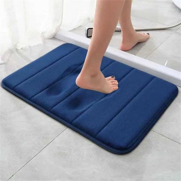 Super Absorbent Bath Mat Non-Slip Shower Bathroom Quick Dry Rug Soft Memory Foam Floor Mat Toilet Floor Shower Rug Home DecorM240816