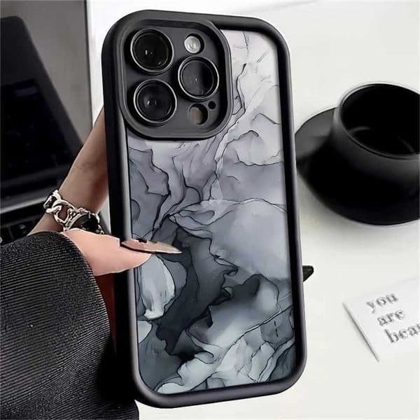 Marble Pattern Phone Case For iPhone 15 Pro Case for iPhone 11 12 13 14 Pro Max Mini XR XS 7 8 Plus SE2 Matte Shockproof CoverM240816