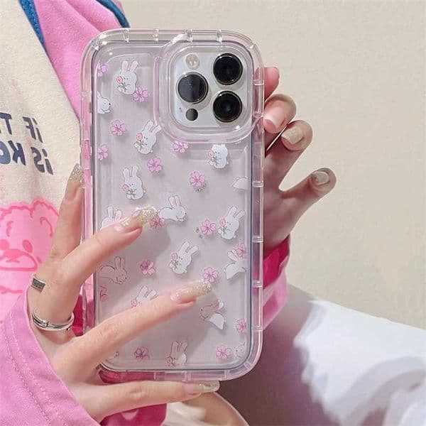 J34 Fall Prevention Cushion Type For IPhone 11 12 13 14 Pro Max 6 6s 7 8 Plus X XR XS Max 12 Mini Case DIY Soft TPU CoverM240816