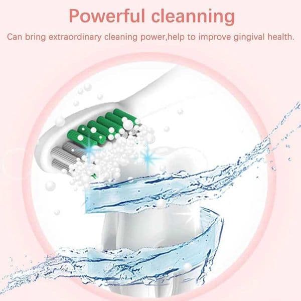 High Quality Electric toothbrush with strong sound waves for cleaning charging and waterproof toothbrush suitable for male female beauty and household us M241017