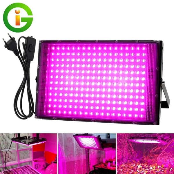 Full Spectrum LED Grow Light With Stand AC220V Phyto Lamp With On/Off Switch For Greenhouse Hydroponic Plant Growth Lighting Y240816