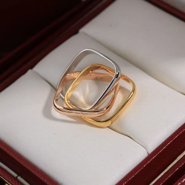 Ring designer ring for Cluster Women dias Water drop design Jewelry Valentines Day gift Cross Stud wer Wedding Rings size 789 very good
