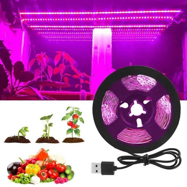 LED Grow Strip Light DC 5V USB Full Spectrum Strip Lights 2835SMD LED Phyto Lamps For Indoor Flower Seed Hydroponic Lighting Y240816