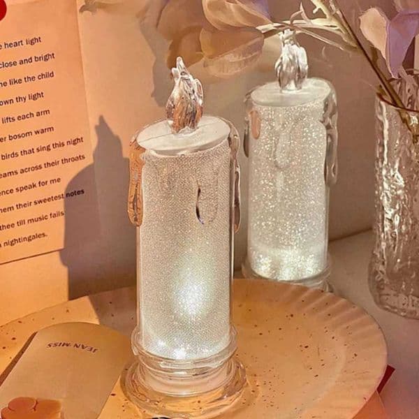 Korean Mood Light Bedside Table Night Light Cute Room Decoration Candle shaped Lamp Used for Bedroom Decoration Desktop Decoration W240816