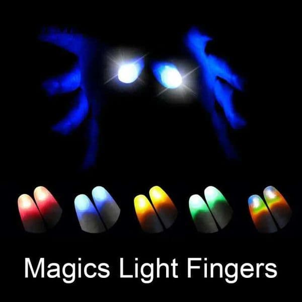 2pcs Thumbs Led Light up Toys Kids Magical Trick Props Funny Flashing Fingers Fantastic Glowing Toys Children Luminous Gifts Y240817