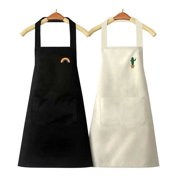 Kitchen Aprons With Pocket Cooking For Women Men Sleeveless Cleaning Apron Clothes Waterproof Chef Bar Shop Cafes Working ApronsXJ240816
