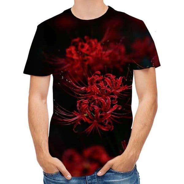 Fashion Mens T shirt Beautiful 3D Print Shirts Novelty Crew Neck Graphic Shirt Men Women Short Sleeve T-Shirt shirts graphic tee Casual tops clothes sleeve