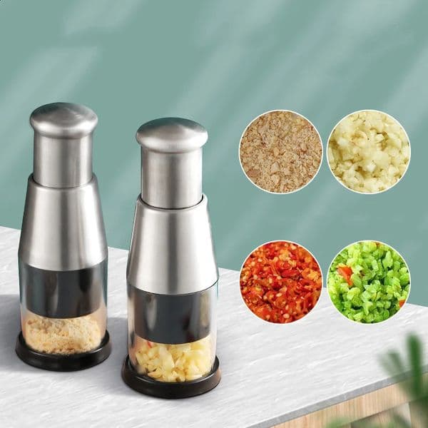 Onion chopper 304 stainless steel manual pressure garlic chopper tomato chopper fruit and vegetable tool household kitchen tool 240816