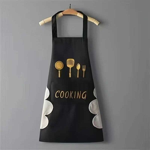 1pc Kitchen Apron Unisex Adjustable Cooking Apron Household Solid Color ApronAdult Pocket Apron Kitchen SuppliesXJ240816