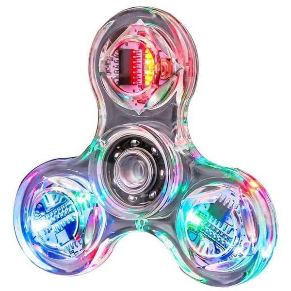 3 Handhold LED Rotating Spinner Finger Toy Adults Kids Hand Ability Exerciser Y240817