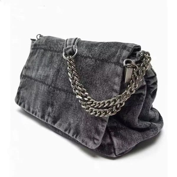 Denim Shoulder for Women Handbag er Tote Fashion Party Evening Bags Casual Top Handle Bag Summer Purses 240816CJ