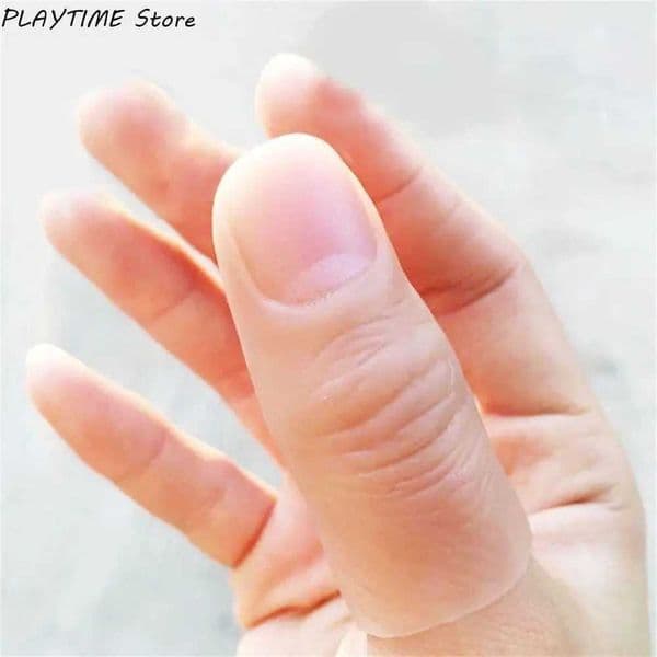 2Pcs Thumb Tip Finger Fake Magic Trick Close Up Vanish Appearing Finger Trick Props Toy Funny Prank Party Magician Accessories Y240817