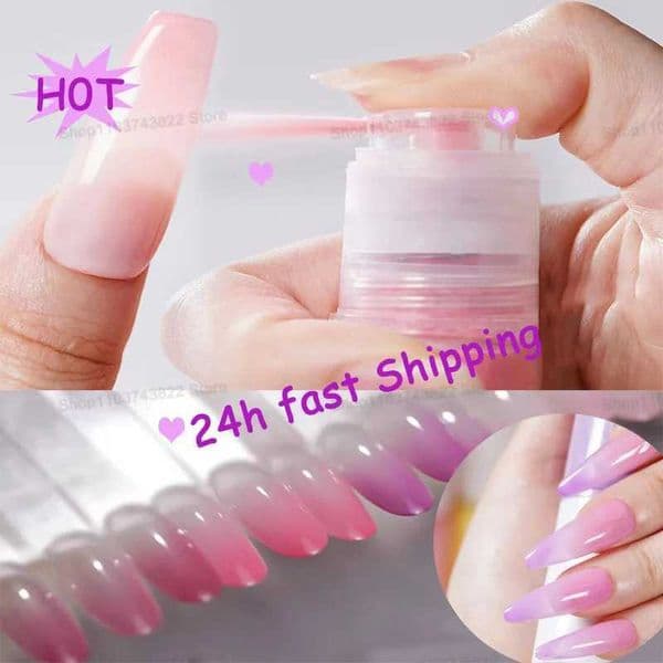 Hot Sale Ombre spray Powder Nail Art Pink Neon Gradual Effect Pigment Flash Powder Professional Nail Products New W240815