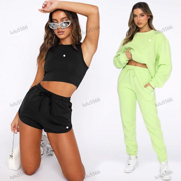 Women's Tracksuits Workout sets Yoga Set align pants and shorts Vest Top Drawstring Fitness Suit align athletic wear jump Runner designer gym clothes sweatpants
