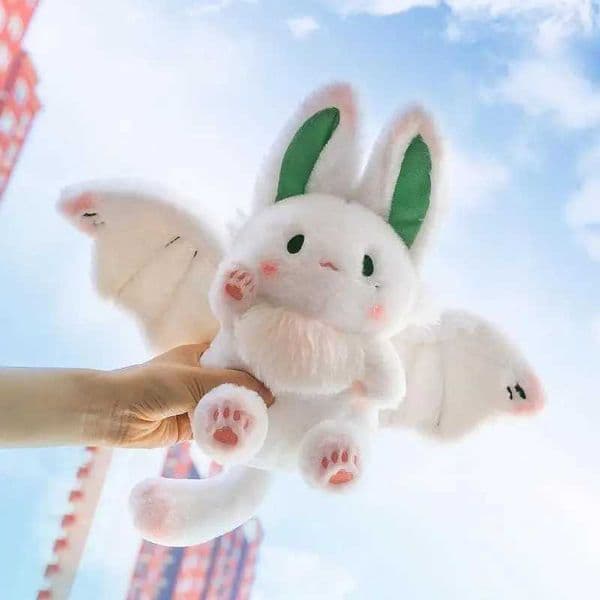 Game And Toy Cute Plush Toy 28Cm Kawaii Bunny Ears Design Bat Stuffed Animals Doll Soft stuff animal Hugging Pillow Home Decor Children Gifts Free Shipp