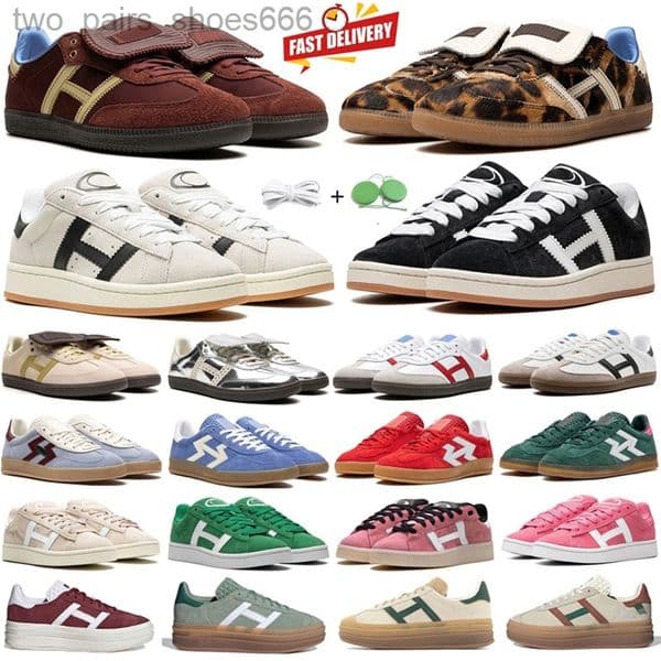 Casual Shoes For Men Women Flat Platform handball sneakers Leopard Hair Black Brown White Dark Green Blue Pink Beige Red Burgundy Man Trainers Sports Sneakers