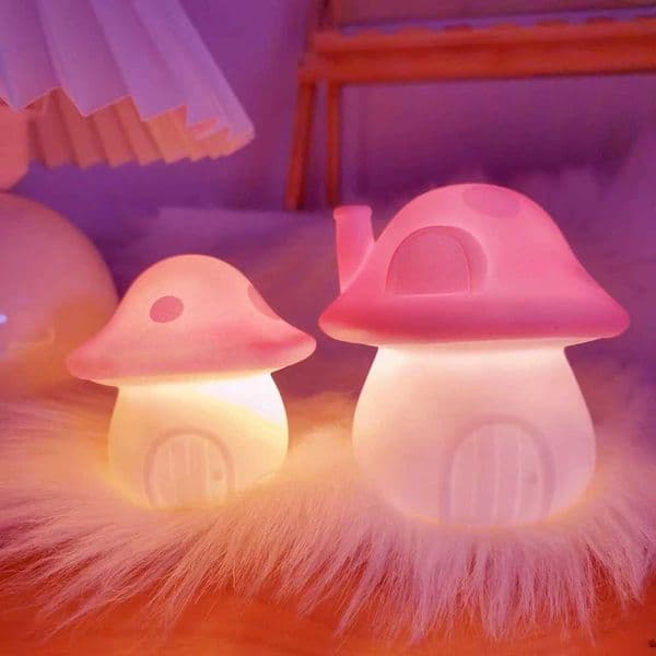 Young girl heart-shaped fashionable cute cartoon musk night understanding soft sleep light bedroom desktop decoration B2408119