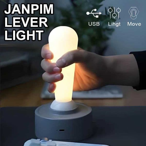 Creative pole light USB charging wireless LED switch atmospheric light silicone wall light game room decoration gift B2408119