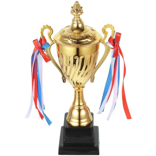 1PC Sports Match Trophy Competitive Metal Trophy School Tournament Trophy325cm 240816