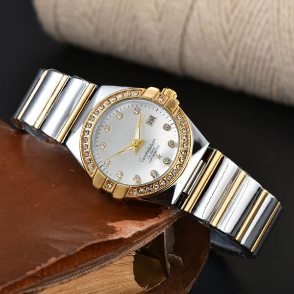 Swiss brand Constellation Diamond Set women's watch Mechanical Movement Casual Women's Watch Luxury watch steel strap