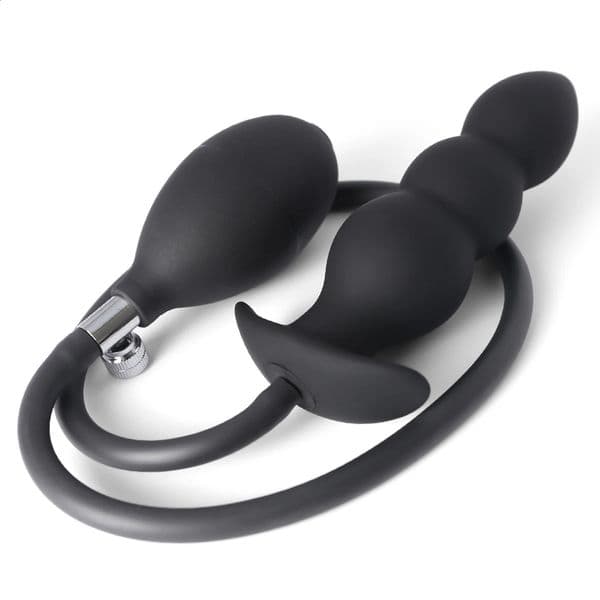 Inflatable Anal Plug Metal Ball Butt Plug Sex Toys For Men Women Huge Anus Ass Butt Dilator Prostate Massager G Spot Stimulator 240813