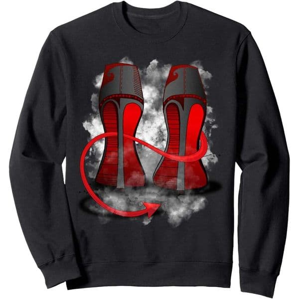 Long Sleeve Shirts For Men Sweatshirt Glamourous Women Red High Heels Funny Gift Sweatshirt T Shirt Graphic Tee Streetwear Casual Tops Clothes sweatshirts