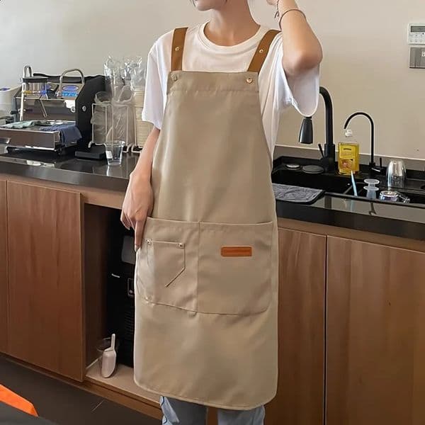 1pcs Apron Waterproof Canvas Apron Woodworking Horticulturist Heavy Industry Machinery Apron Baking Kitchen Household Good 240819