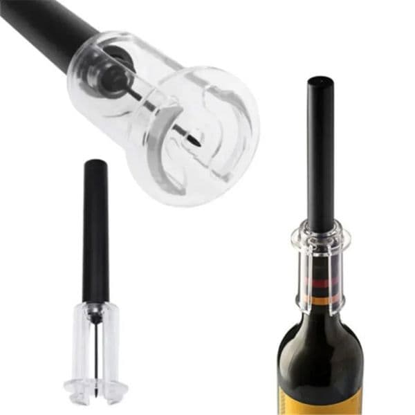 Bottle opener air pump pressure vacuum wine bottle opener stainless steel pin type bar accessories 240819