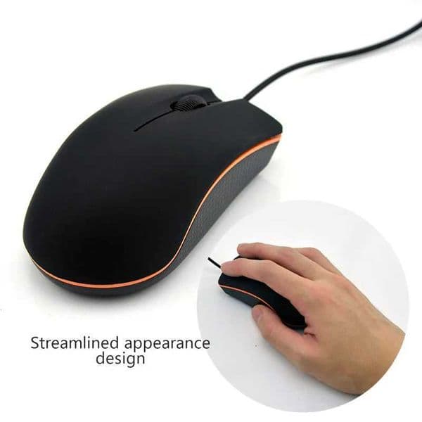 High Quality New wired gaming mouse with 3 buttons 1000 DPI LED USB computer mouse gaming console silent optical mouse with backlight suitable for PC laptops Z250102