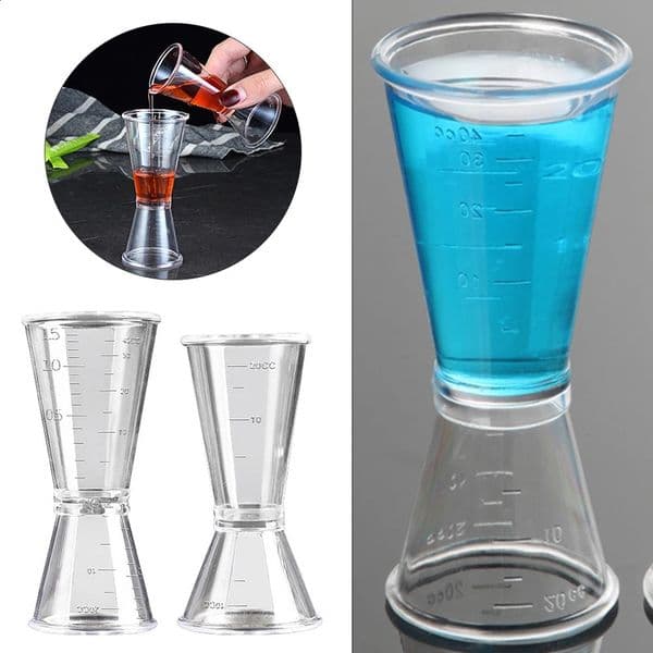 Home Bar Cocktail Measuring Cup Whiskey Accessories Milk Tea Coffee Mixing 240819