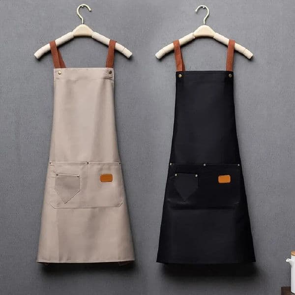 Waterproof Shoulder Apron Mens and Womens Kitchen Apron Salon Roast Barbecue Cleaning Nail Barbecue Scarf Cloak 240819