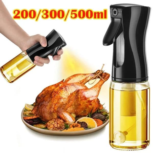 200/300/500 ml oil spray pan kitchen household edible olive oil spray bottle atomizer oil tank air frying spray bottle 240819