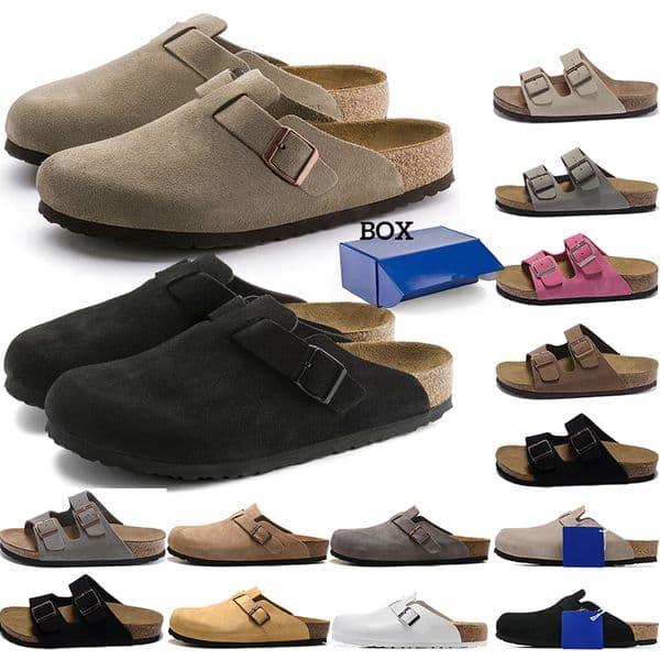 Women's Designer Leather Sandals | Luxury Slide Letter Slide | Flat Rubber Beach Bath Slippers | Classic Retro Brown 2024 Fashion