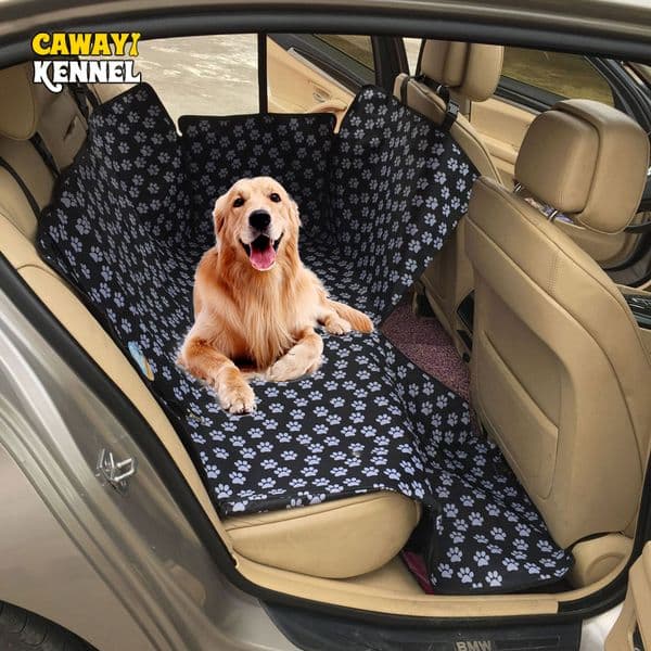 CAWAYI KENNEL dog waterproof back pet car seat cushion hanger protector with belt transport Perro 240819
