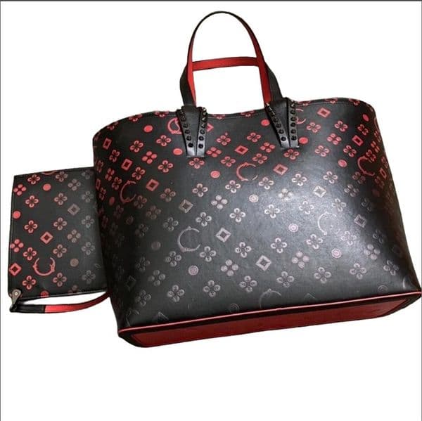 designer petit modele tote classic french brand shoulder bag women red black leopard luxury high end business hand bag large capacity shopping bag totes681