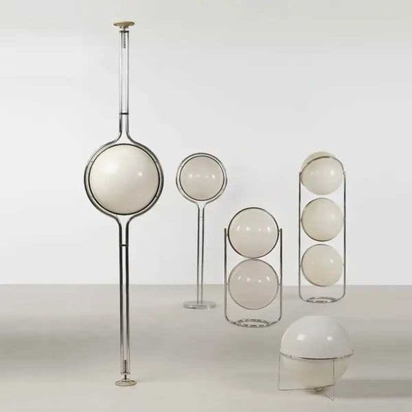 Pierre Garrault desk lamp LED Metal Chrome Light Living Room Hotel Room White Acrylic Ball Lights Home Art Deco art work light Y240820