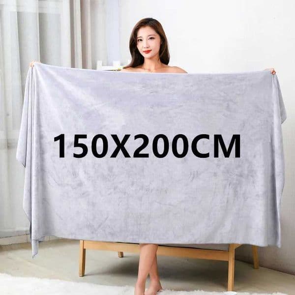 Super thick150x200cm towel luxury super absorbent and quick-drying super large bath towel-super soft hotel bath towel to M240820