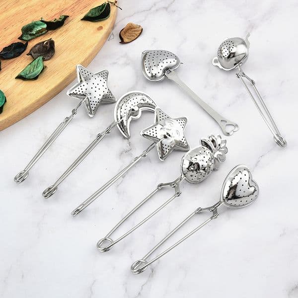Infuser Stainless Steel Strainer Handle Tea Filter