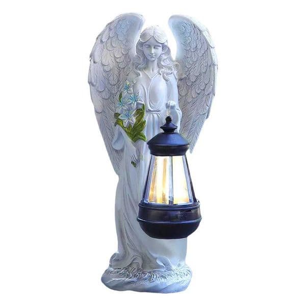 Solar powered Fairy Wing Statue Light Waterproof Angel Decorative Light Automatic On/Off Outdoor Courtyard Art Courtyard Decorative LightB240821