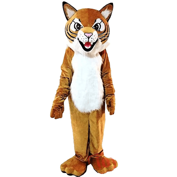 Adult Size Tiger WildCat Moose Mascot Costume Halloween Christmas Cartoon Character Outfits Suit Advertising Leaflets Clothings Carnival Unisex Adults Outfit