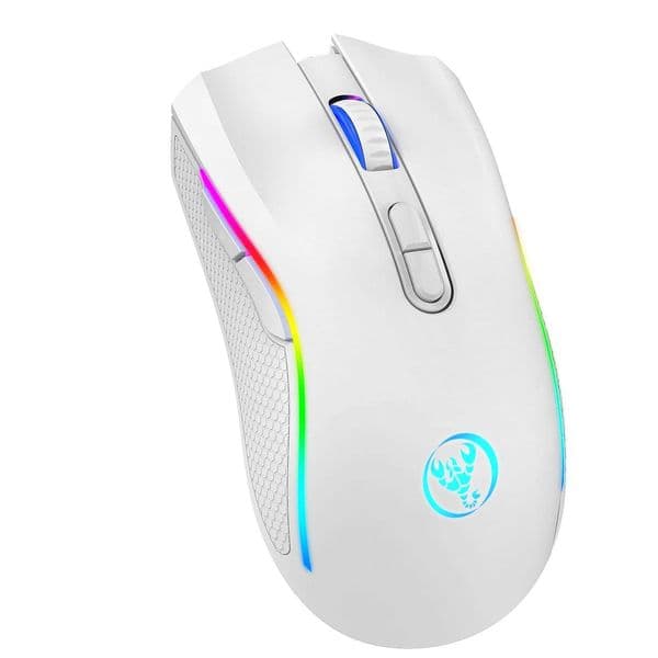 HXSJ T69 ergonomics Portable Cordless 2.4G Rgb Silent Wireless gaming Mouse Laptop Computer Wireless Mouse for game pc M240820