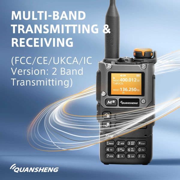 Quansheng UV-K5(8) Walkie Talkie Portable Radio UHF VHF Am Fm Two Way Radio 128 Channel Free TPYE-C Cable Ham Wireless M240821