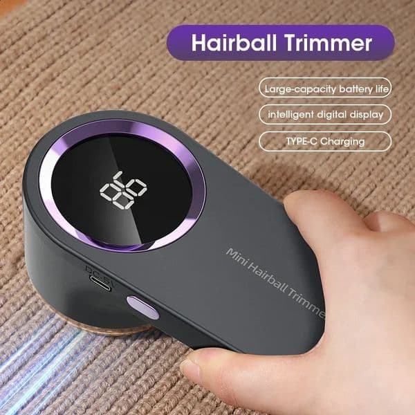 Lint Remover Electric Hairball Trimmer Smart LED Digital Display Fabric USB Charging Portable Professional Fast Household 240821